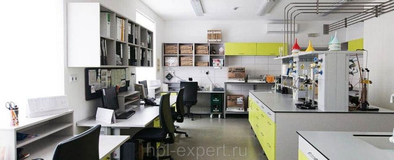 Лабораторная мебель из HPL Compact