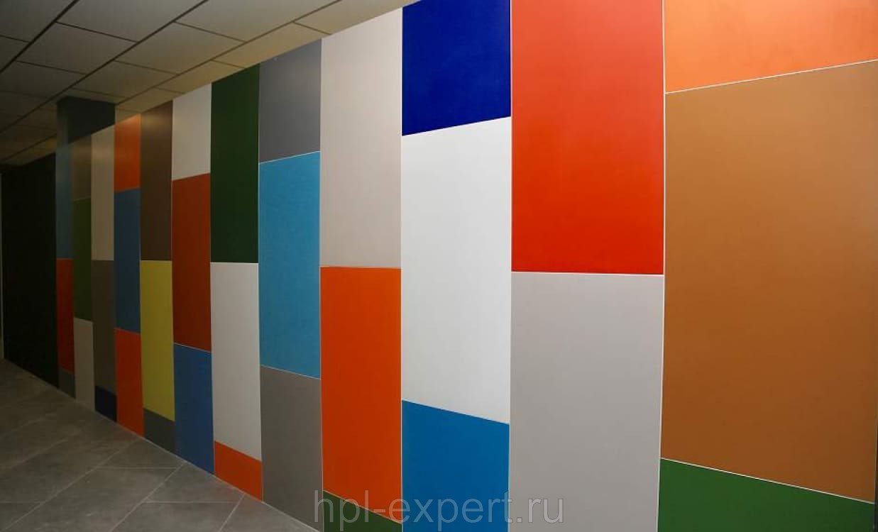 Влагостойкие панели HPL для стен