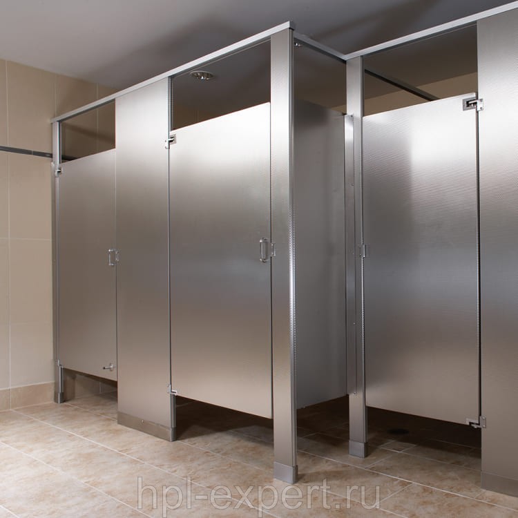 Сантехнические и туалетные перегородки из HPL Compact laminate_фото1