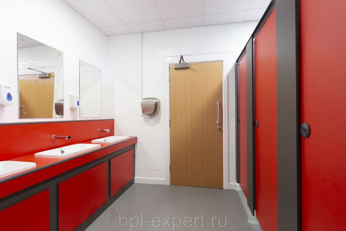 Сантехнические перегородки из HPL Compact laminate_фото10
