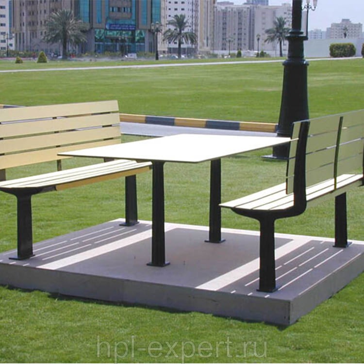 Уличная мебель из HPL Compact, фото 2